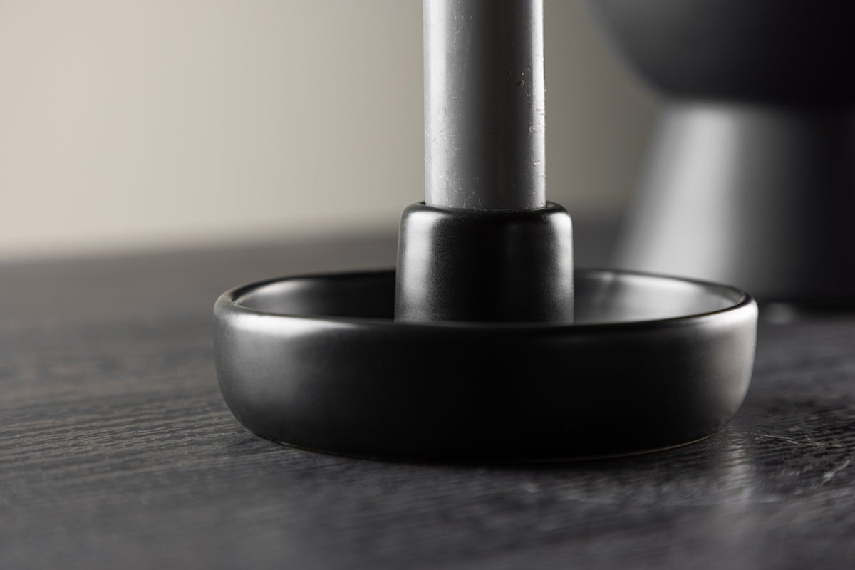 Kerzenhalter Holmes - Ø11 cm aus Steinzeug in wahlweise 3 Farben