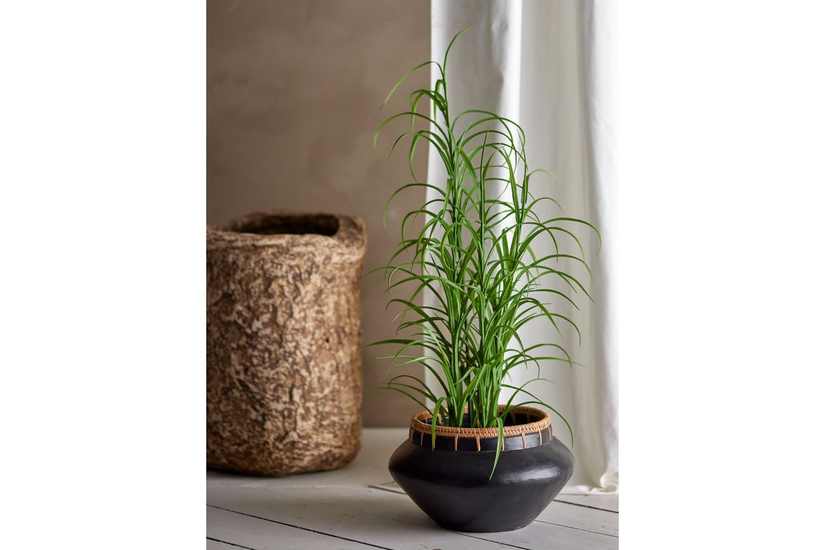 Kunstpflanze Botanic Grass - Höhe 92 cm moderner Gras-Look für ruhige, helle Räume