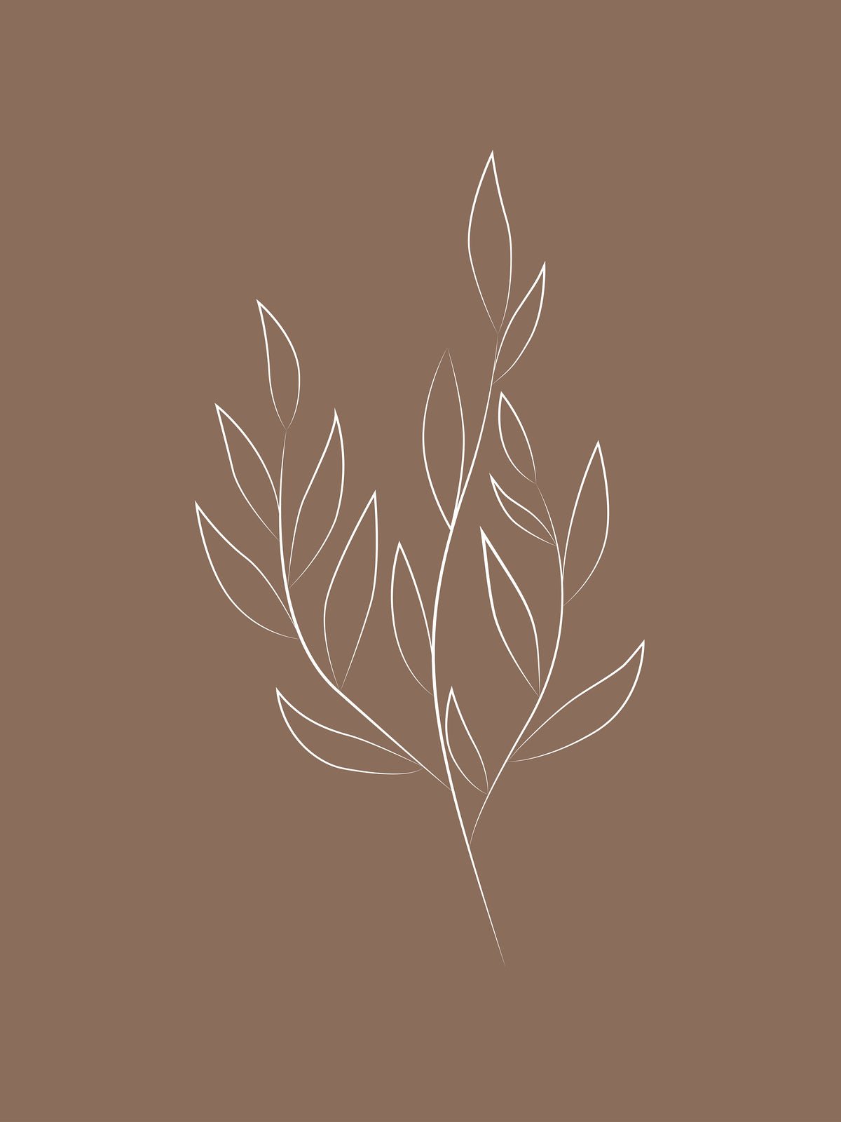 Poster Branch aus hochwertigem Papier