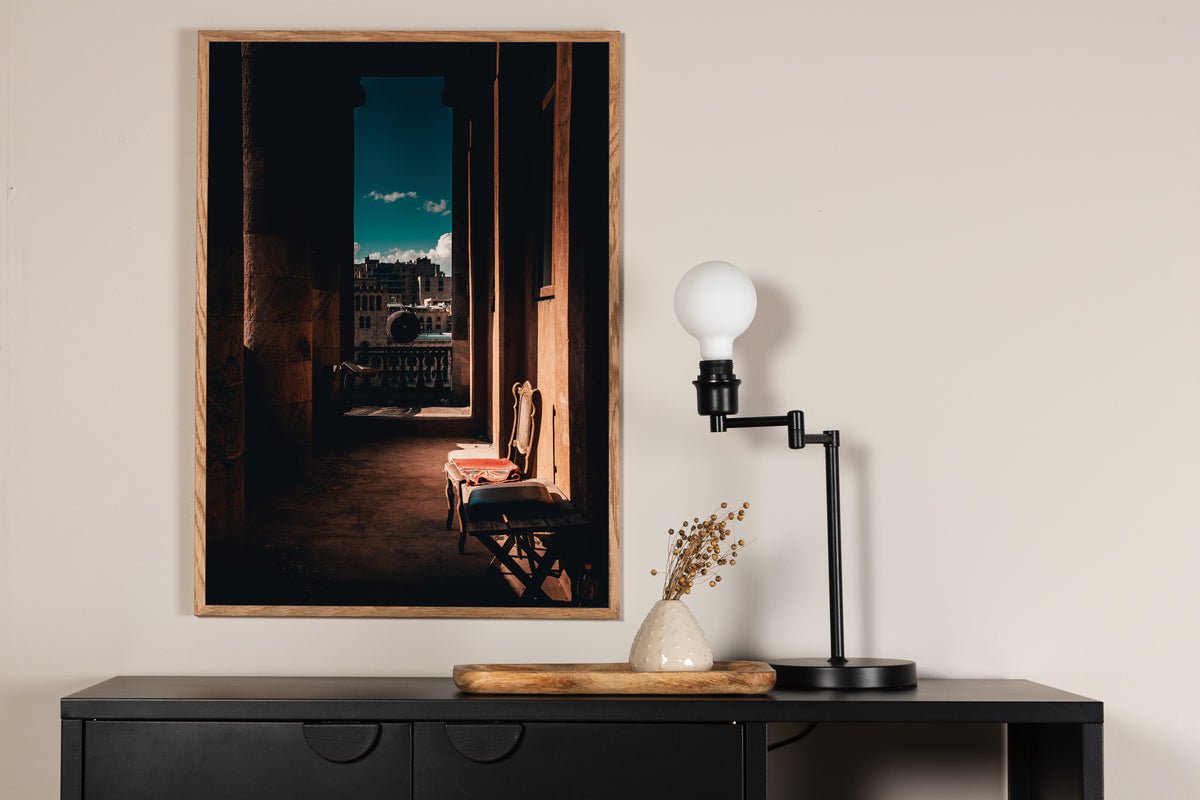 Poster Morning View aus festem Papier