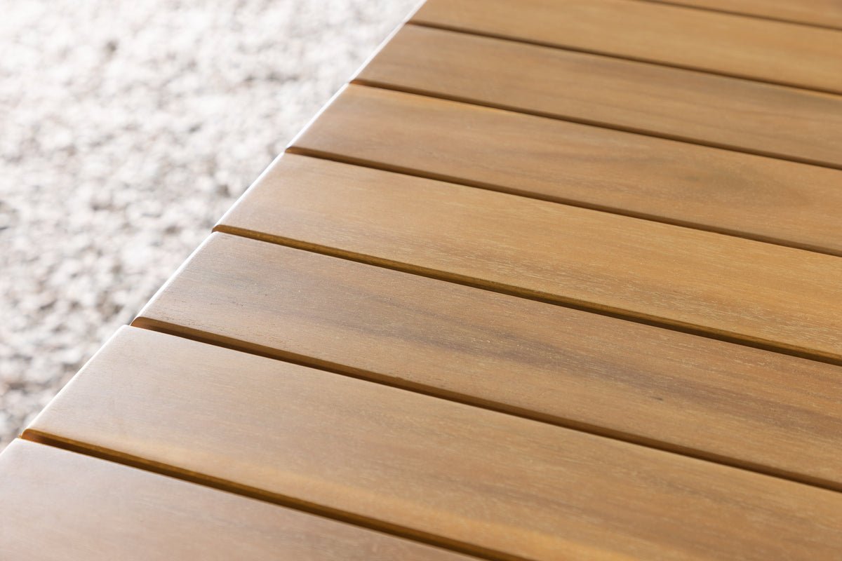 Gartentisch Lyon - Beistelltisch mit Akazienholz-Platte