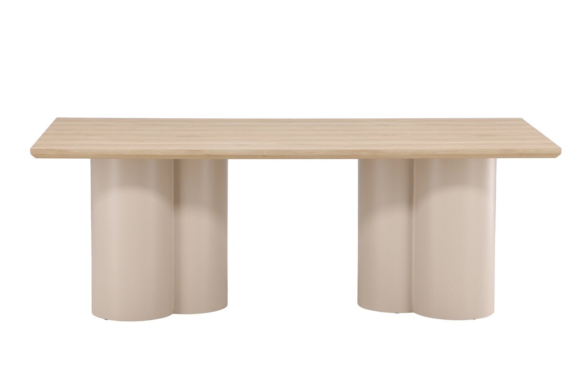 Esstisch Belluno – Rechteckiger Tisch 210 × 100 cm in Whitewash