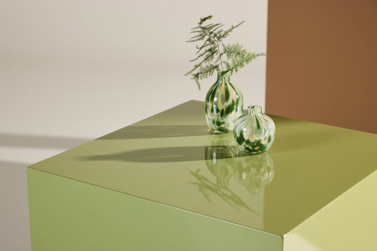 Couchtisch/Beistelltisch Nivara – Würfel mit außergewöhnlicher Optik