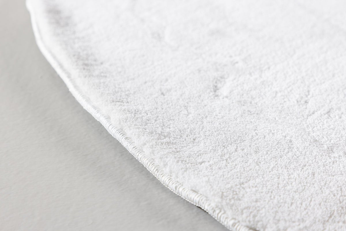 Teppich Emina – rund aus Polyester & Vliesstoff