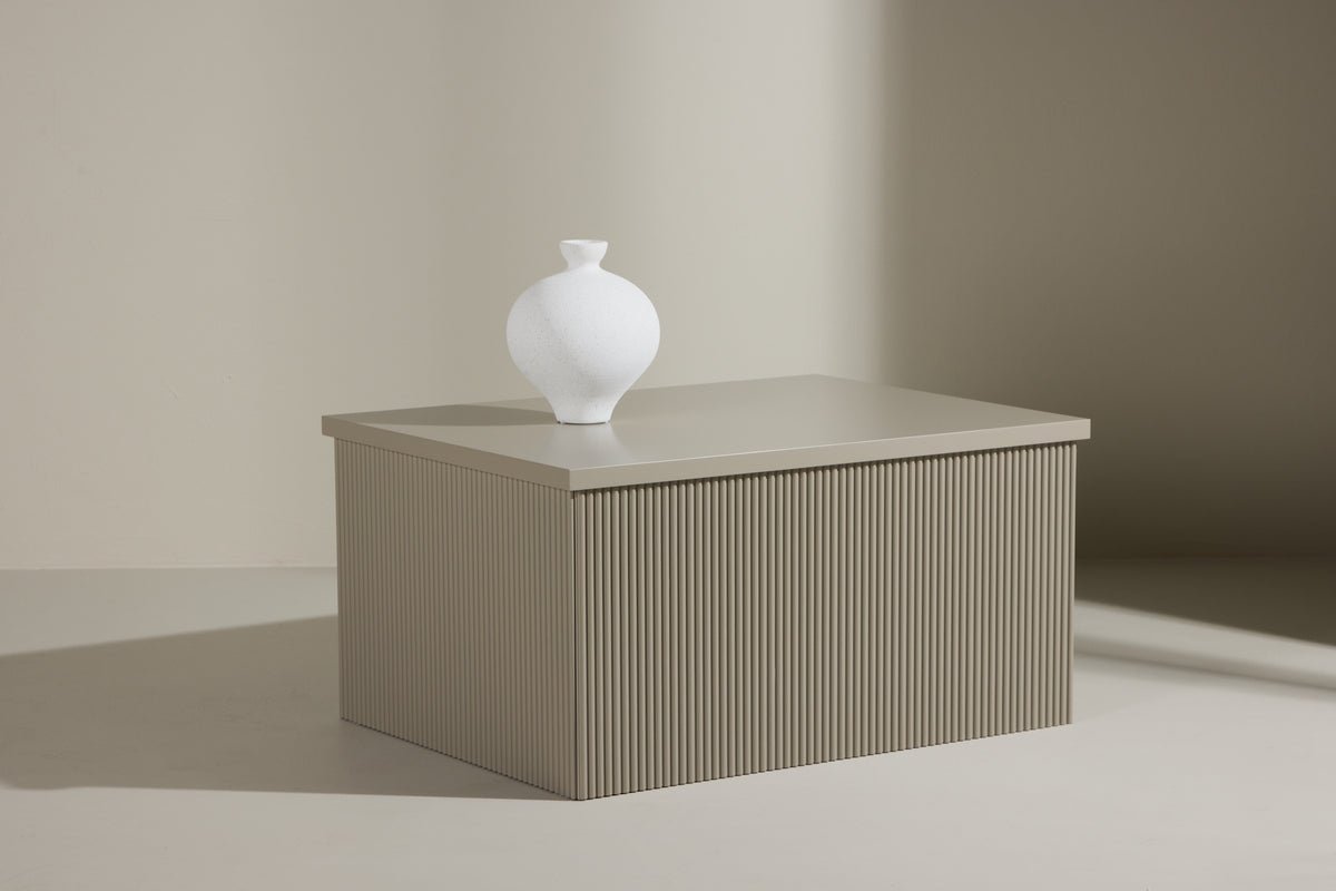 Beistelltisch Luna – in elegantem Beige