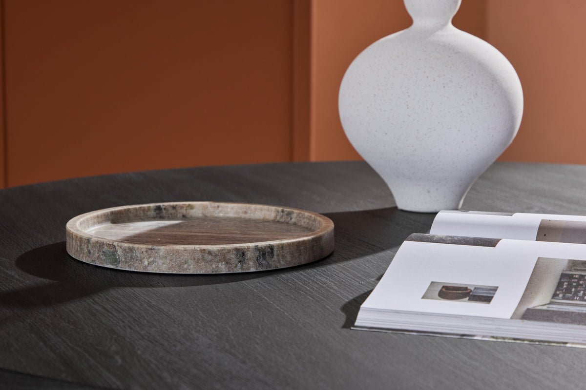 Couchtisch Rondero - in schwarzer Holzoptik