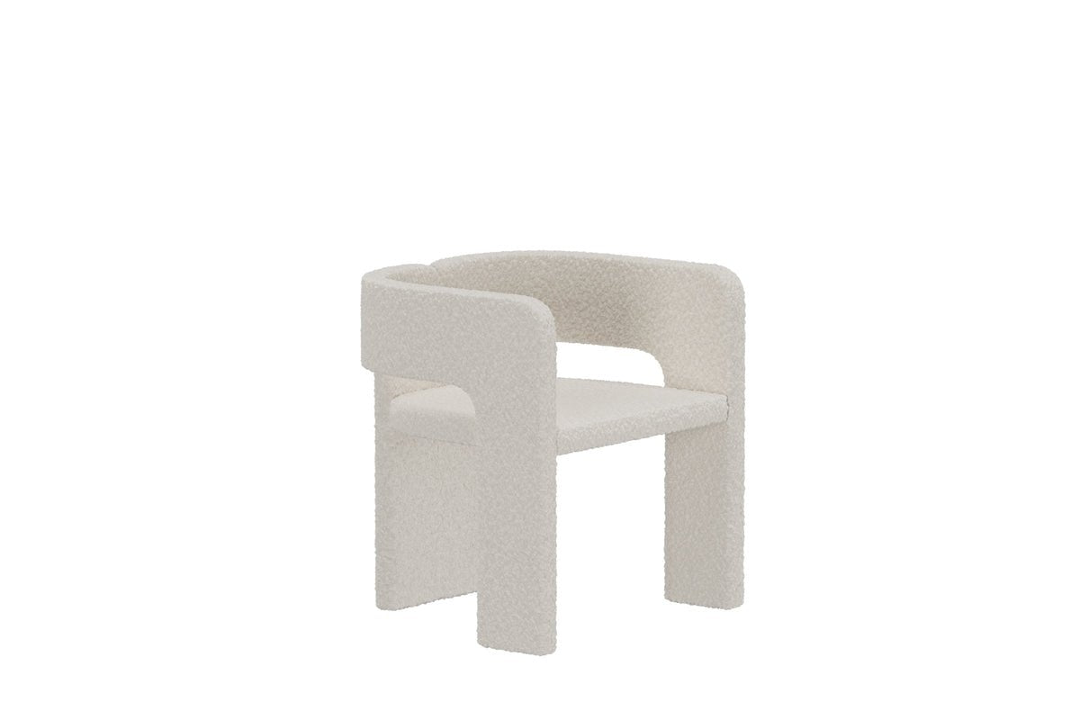 2er Set - Esszimmerstuhl Cati in Weiß für Esszimmer oder Wohnzimmer