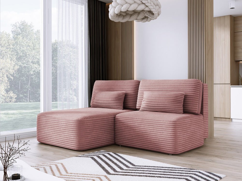 Designer Sofa Tilia Cord mit Schlaffunktion und Stauraum