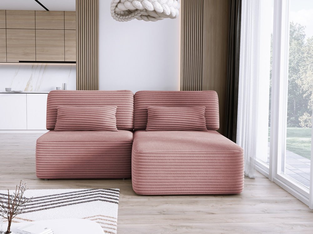 Designer Sofa Tilia Cord mit Schlaffunktion und Stauraum