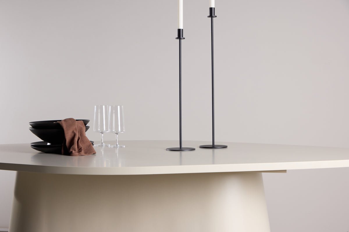 Esstisch Solaro – Ovaler Design-Esstisch 210x110 cm in Beige