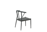 6er Set - Gartenstuhl Tina aus Rattan/Aluminium
