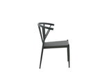 6er Set - Gartenstuhl Tina aus Rattan/Aluminium