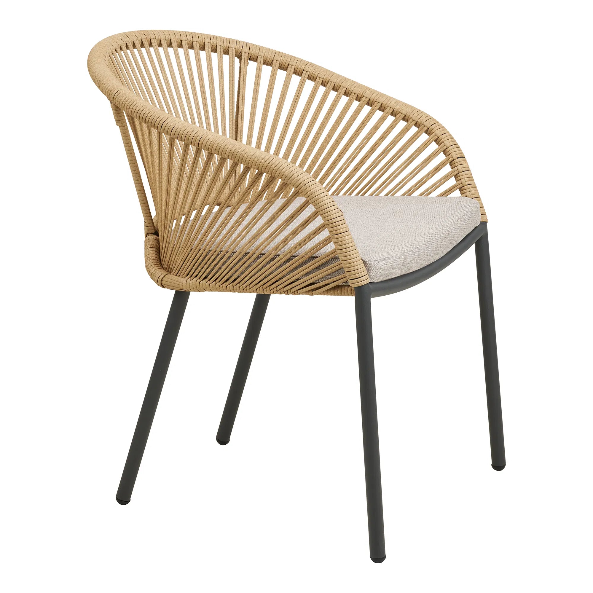 2er Set - Gartenstuhl Veleno in Beige oder Grün