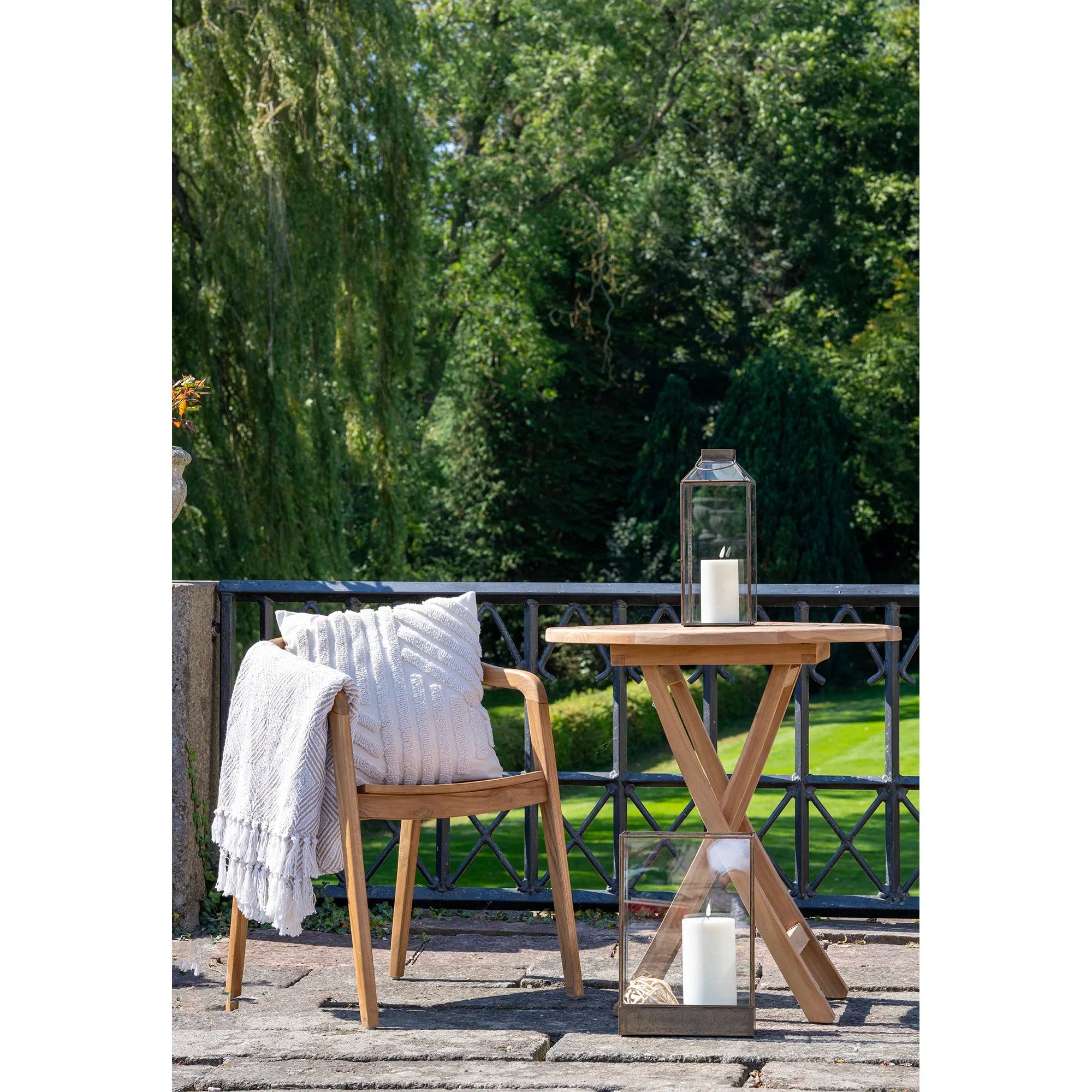 Lot de 2 - Chaise de jardin Bali en teck