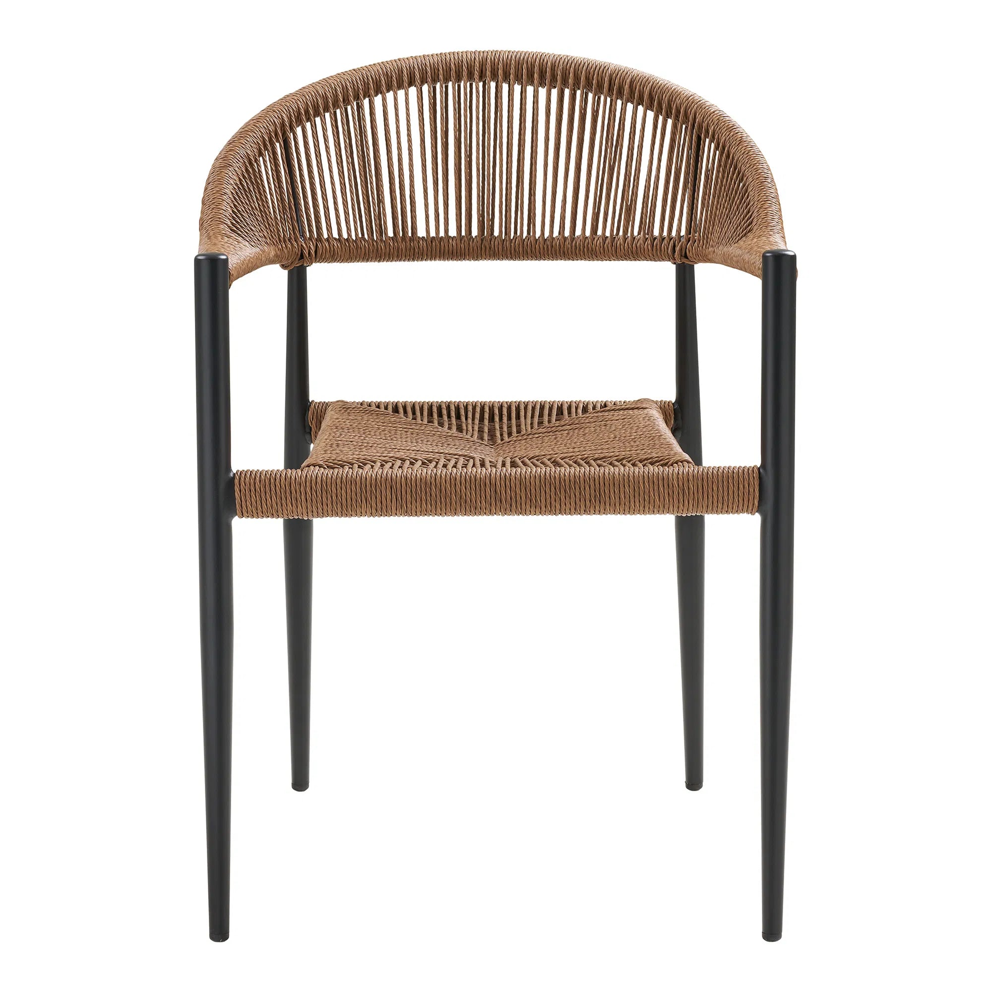 2er Set - Gartenstuhl Canaria aus Aluminium/Rattan