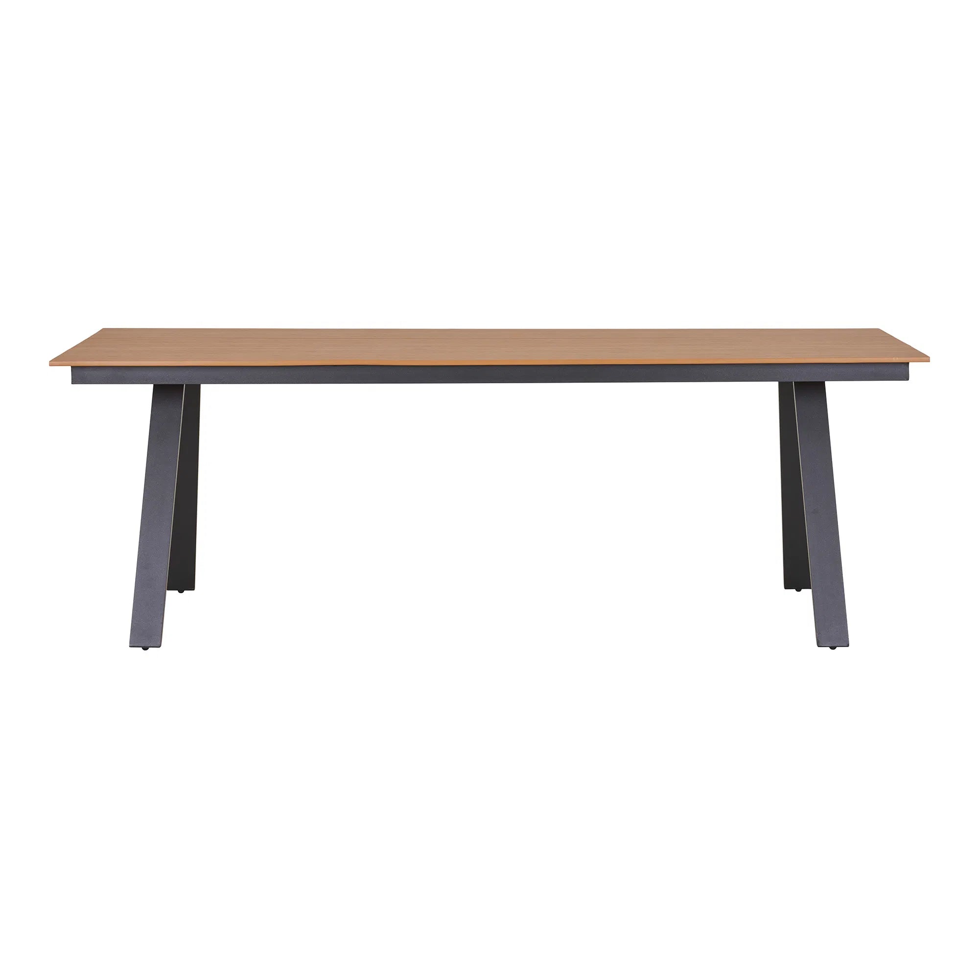 Garten Esstisch Lorenzo – Nonwood & Aluminium en Naturel/Noir