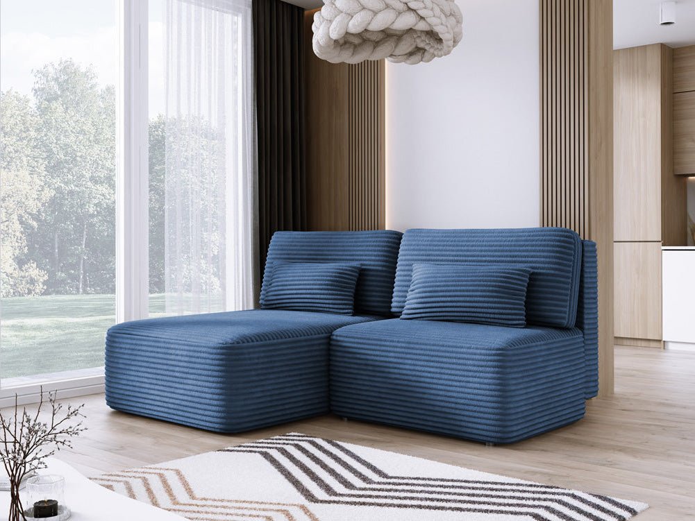 Designer Sofa Tilia Cord mit Schlaffunktion und Stauraum
