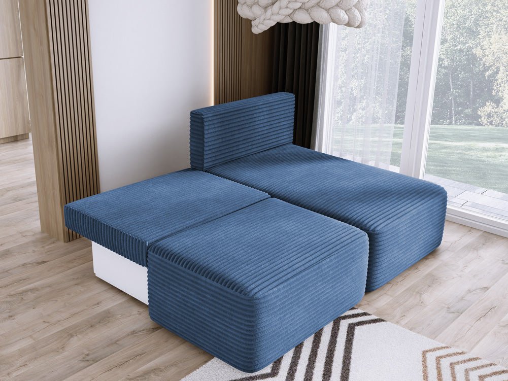 Designer Sofa Tilia Cord mit Schlaffunktion und Stauraum