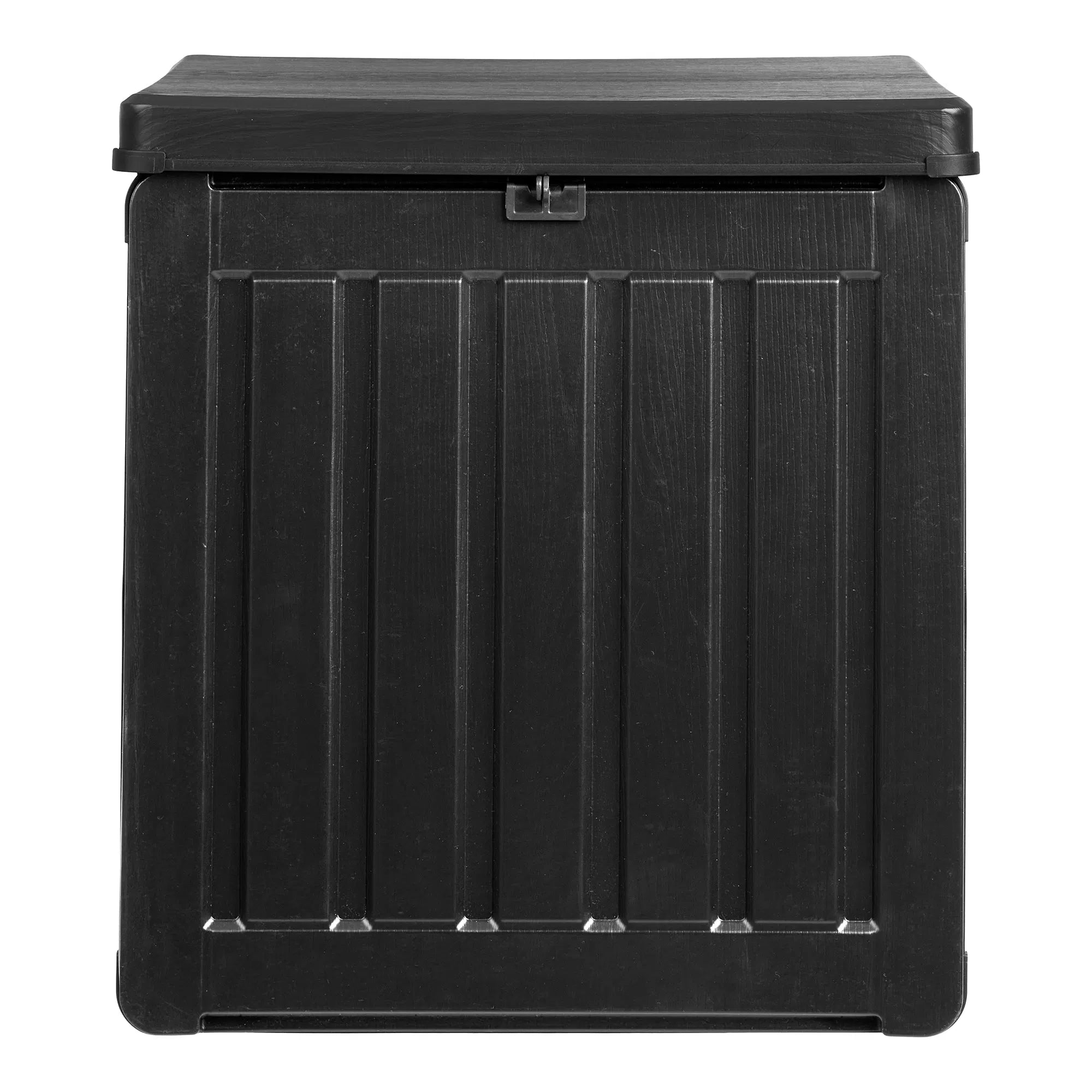 Garten Aufbewahrungsbox Kaldina - in schwarz mit Deckel