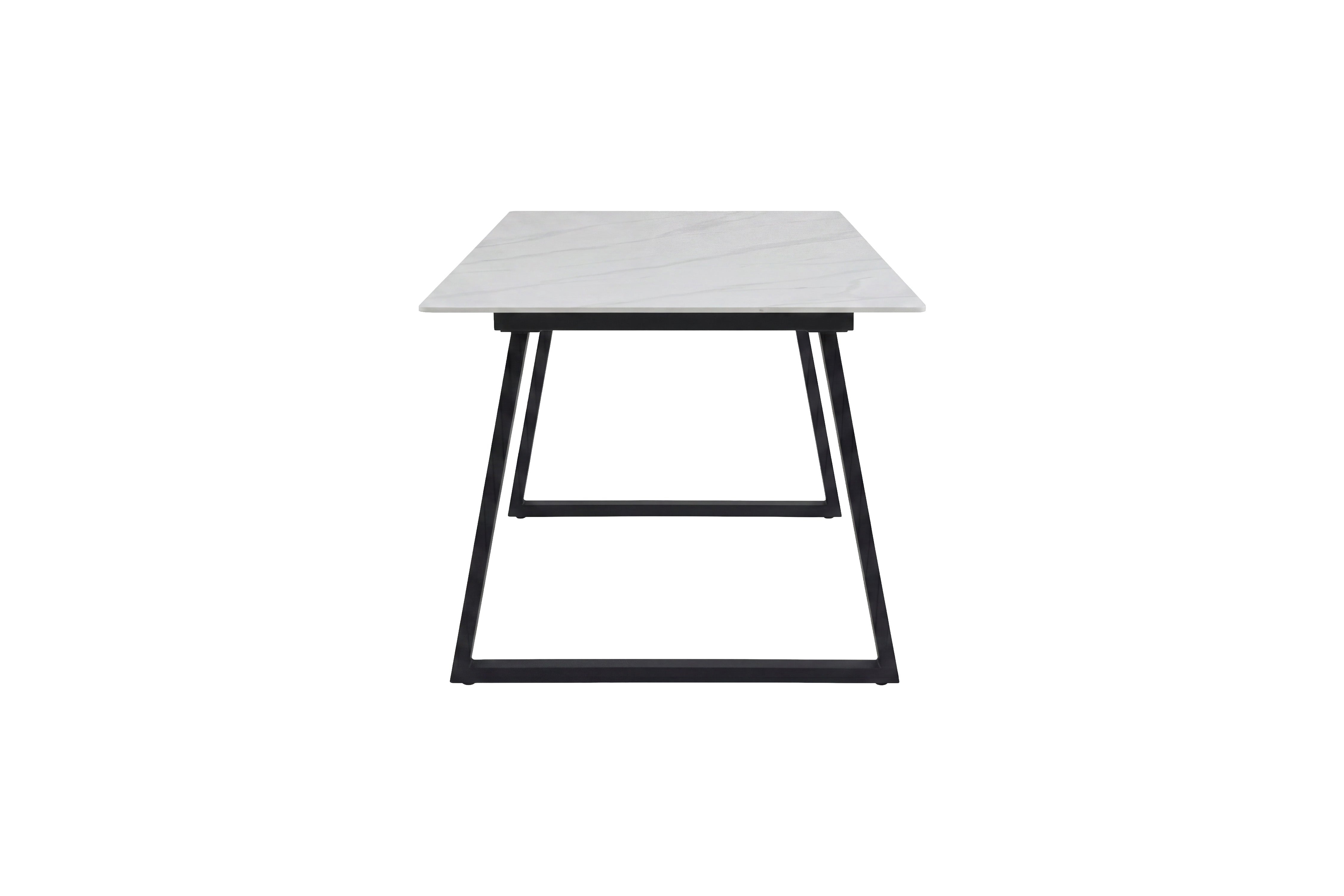 Esstisch Zarela - rechteckiges Design in Mamoroptik