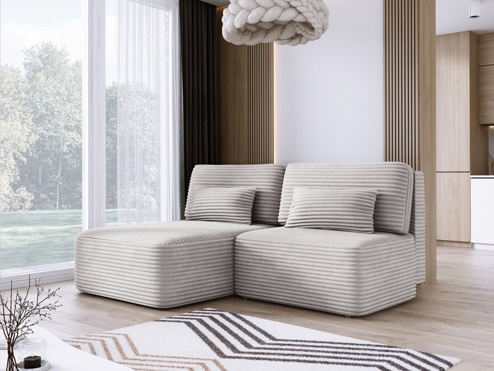 Designer Sofa Tilia Cord mit Schlaffunktion und Stauraum