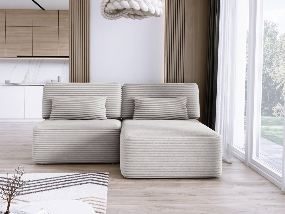 Designer Sofa Tilia Cord mit Schlaffunktion und Stauraum