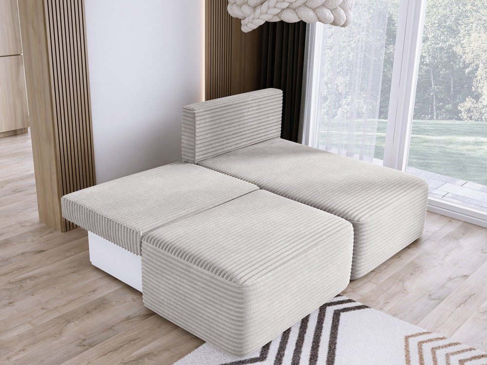 Designer Sofa Tilia Cord mit Schlaffunktion und Stauraum