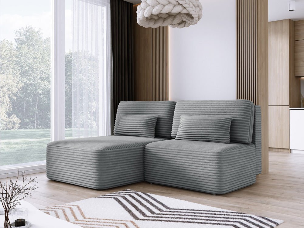 Designer Sofa Tilia Cord mit Schlaffunktion und Stauraum