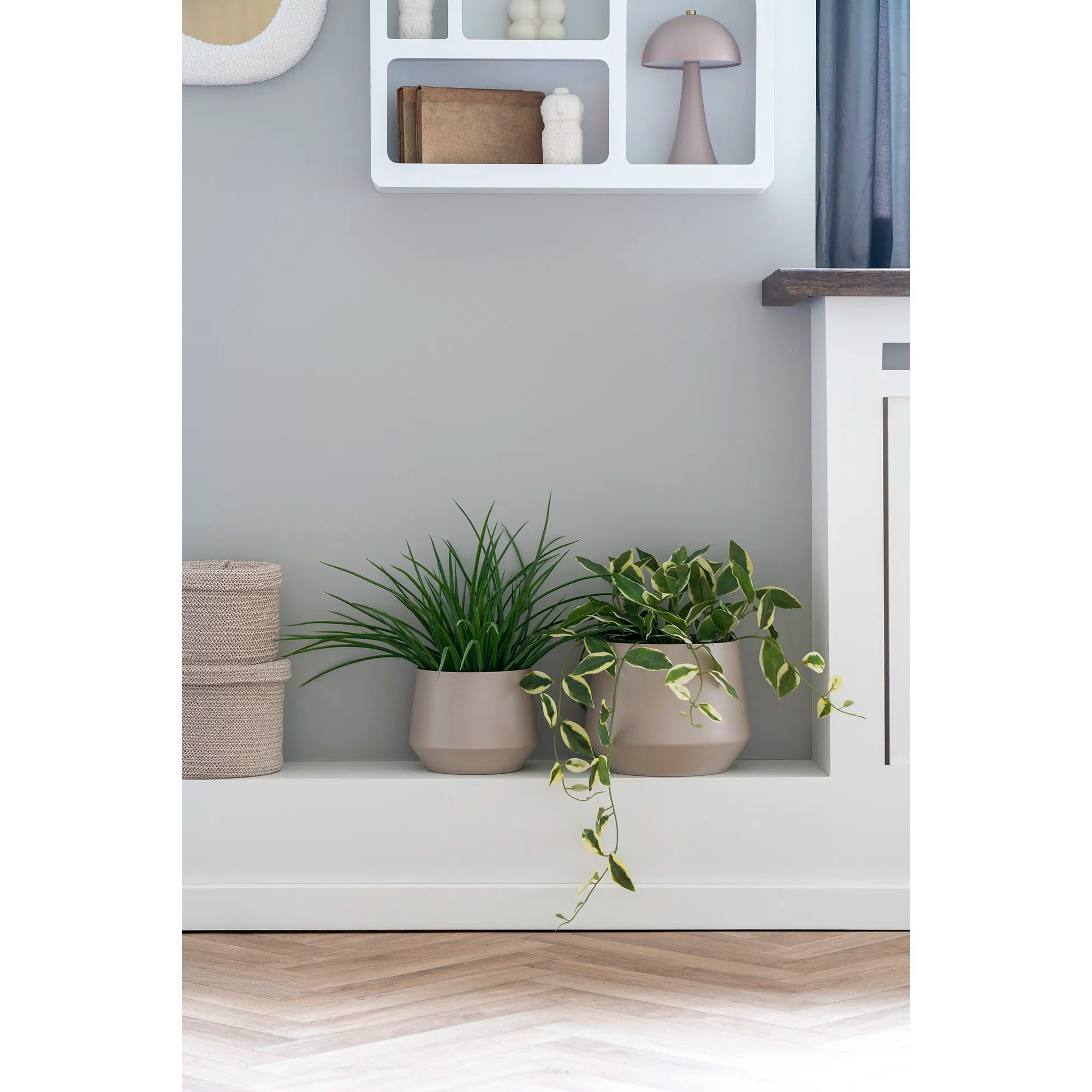 Plante artificielle d'herbe ornementale – 45 cm de fraîcheur moderne pour votre domicile
