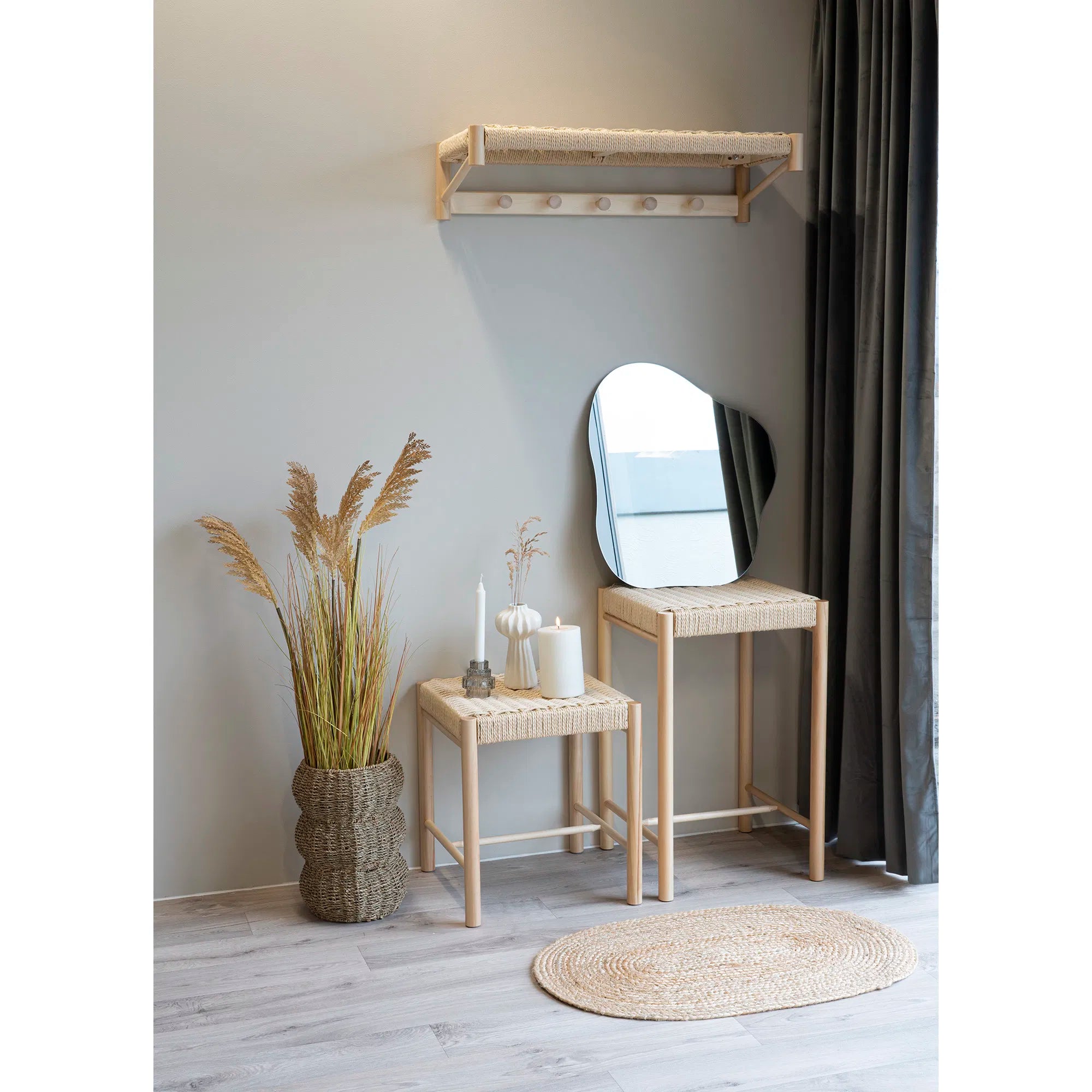 Plante artificielle d'herbe de sorgho – 110 cm d'aspect naturel avec une touche élégante