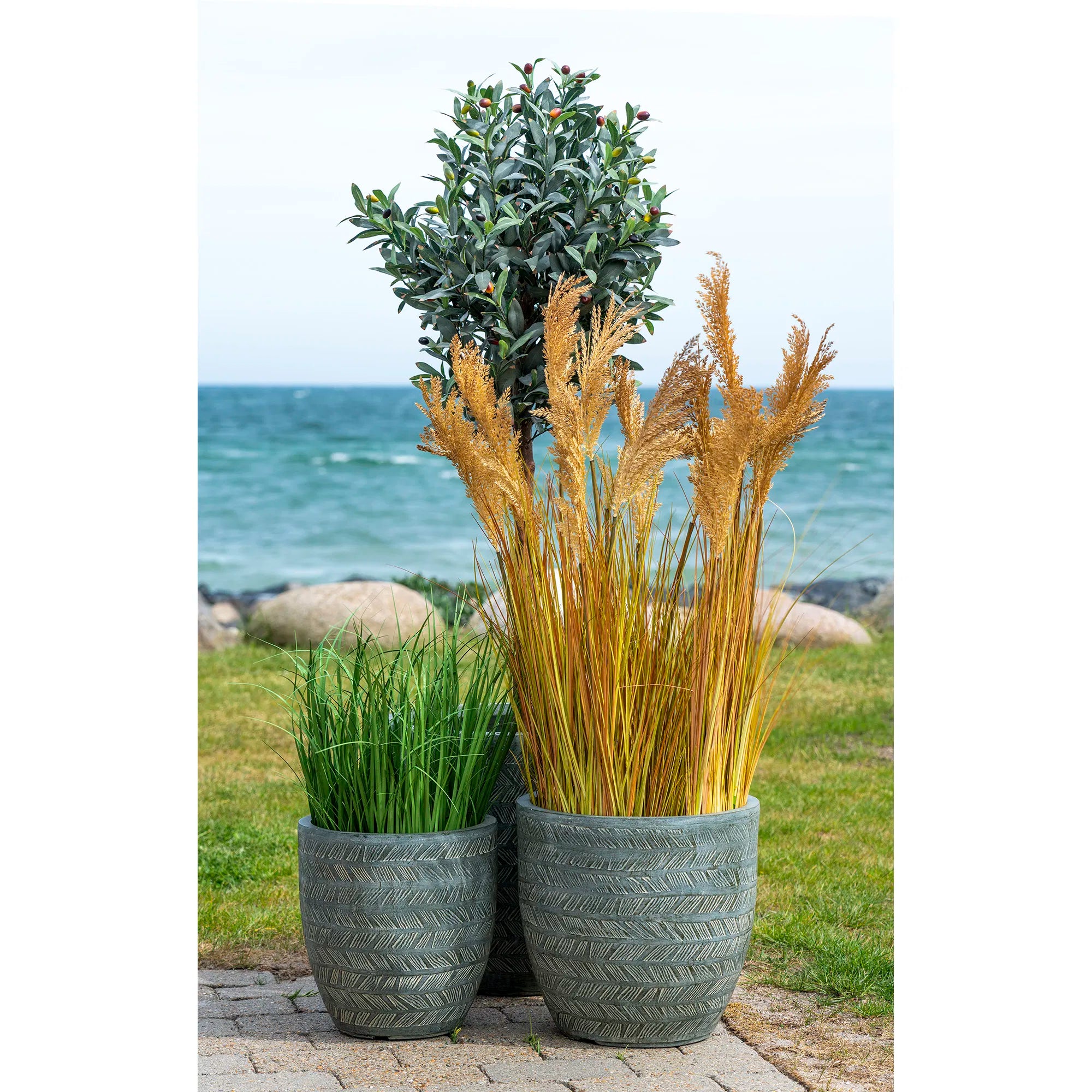 Plante artificielle d'herbe de sorgho – 110 cm d'aspect naturel avec une touche élégante