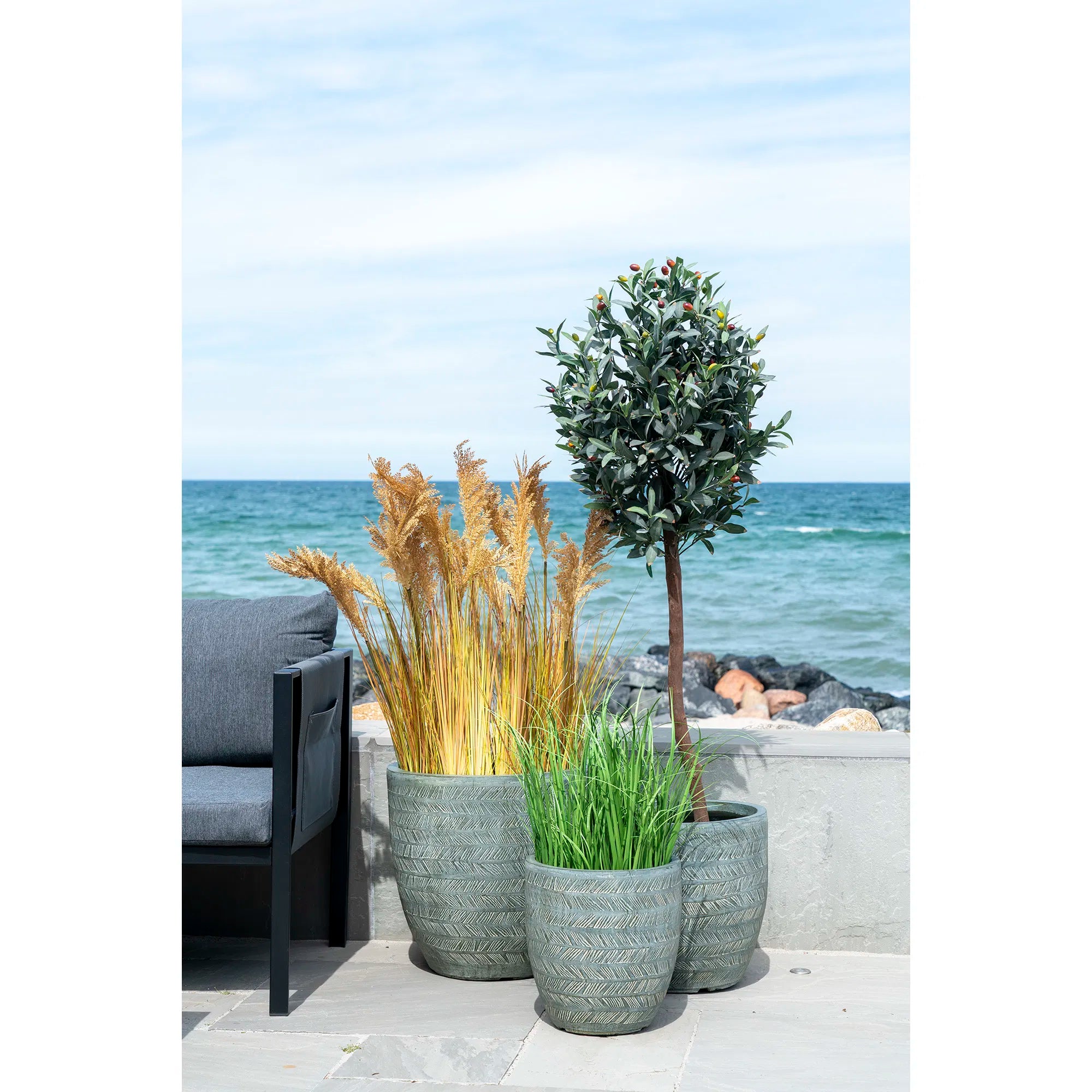 Plante artificielle d'herbe de sorgho – 110 cm d'aspect naturel avec une touche élégante