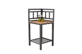 Ablagetisch Ellie – Outdoor-Küchenmodul mit Teakholz-Arbeitsfläche