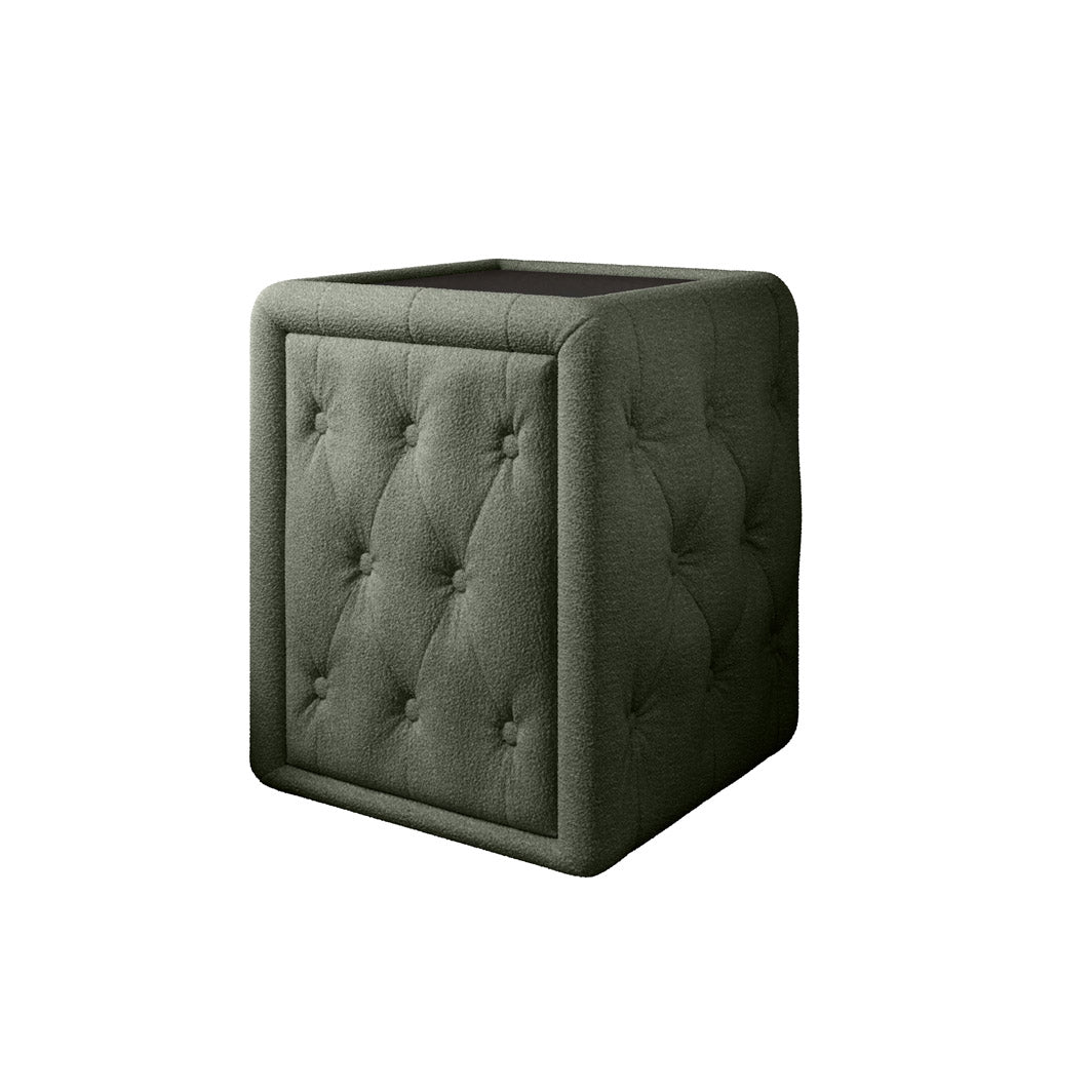 Designer Nachttisch Josy in Bouclé