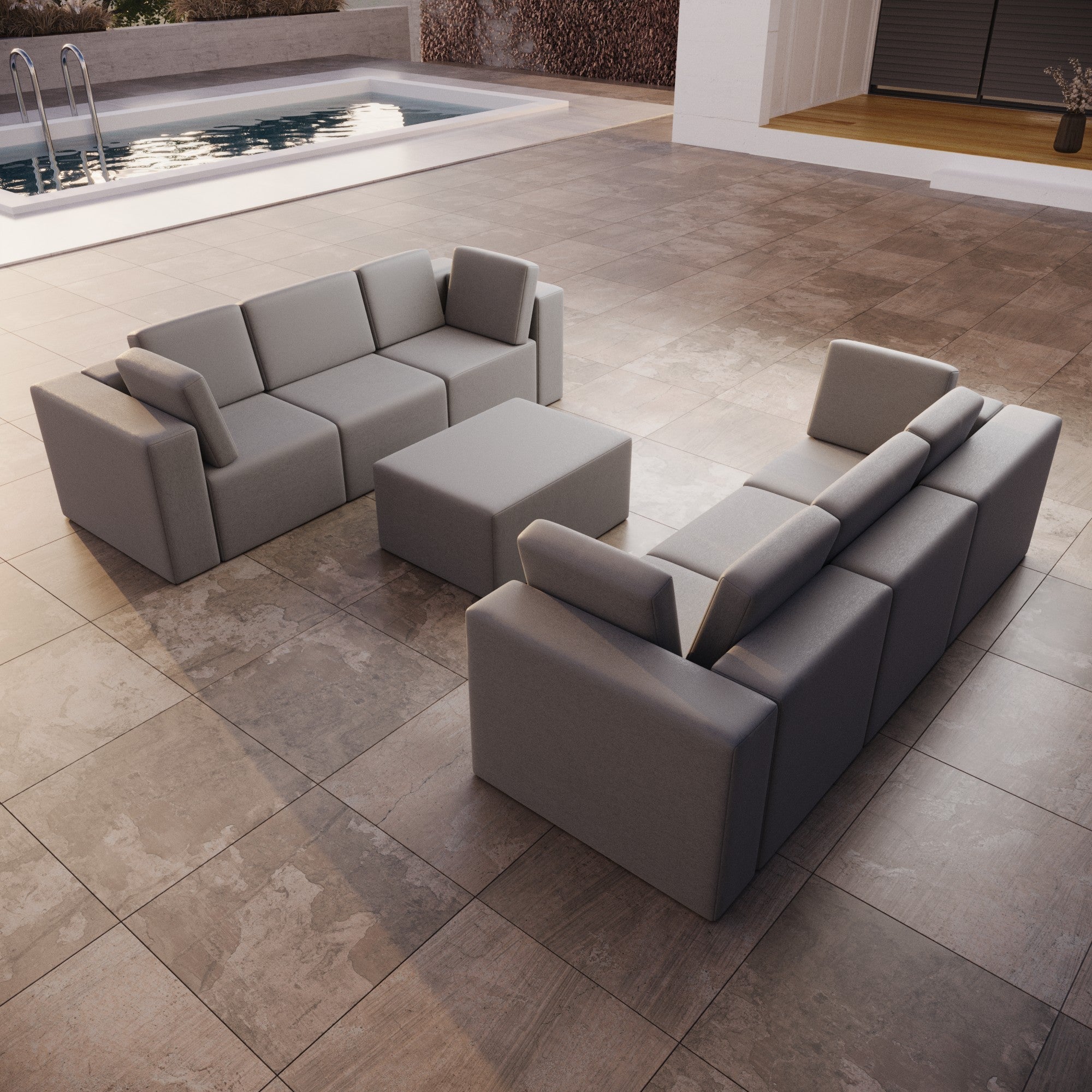 Modulaire Tuinsofa Set Eden