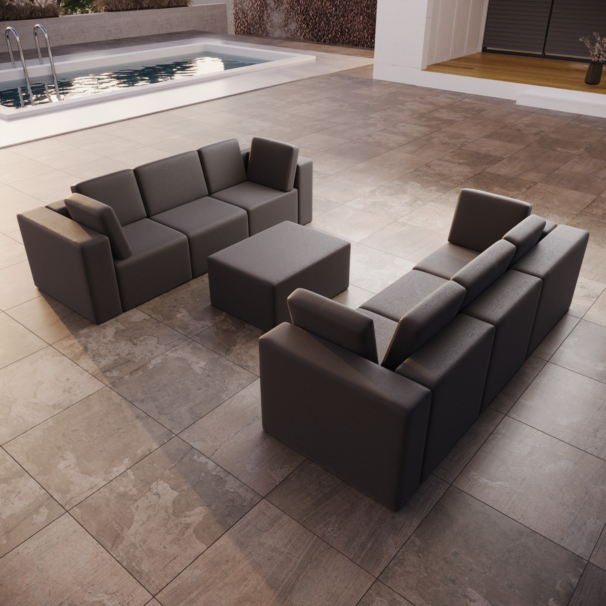 Modulaire Tuinsofa Set Eden