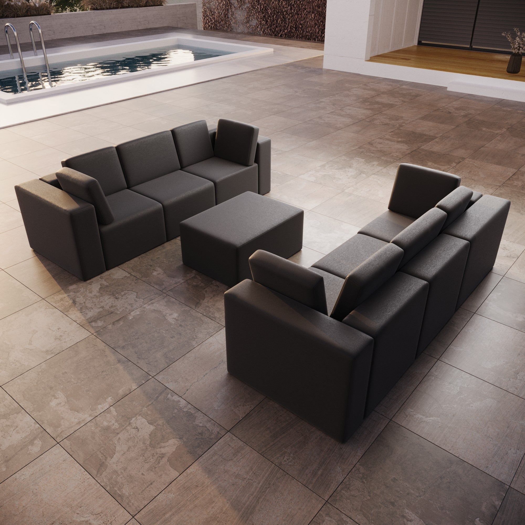 Modulaire Tuinsofa Set Eden