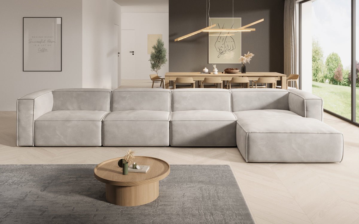 Designer Sofa Comfy L Maxi in Samt