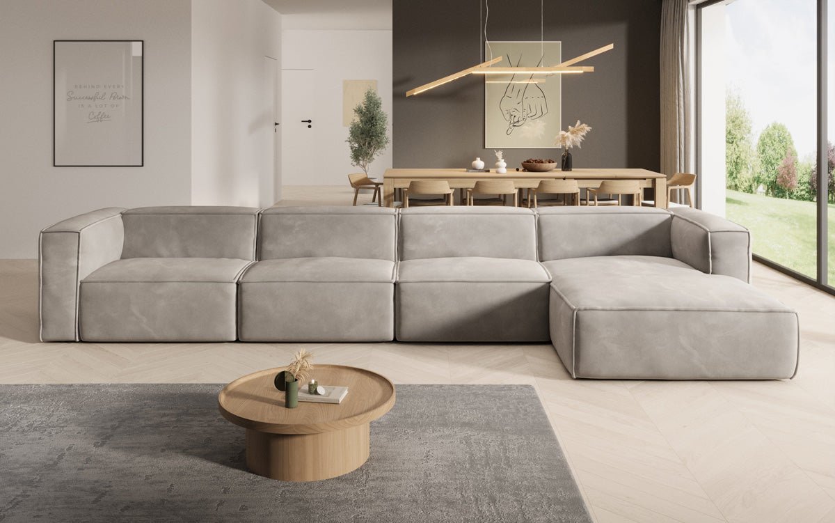 Designer Sofa Comfy L Maxi in Samt