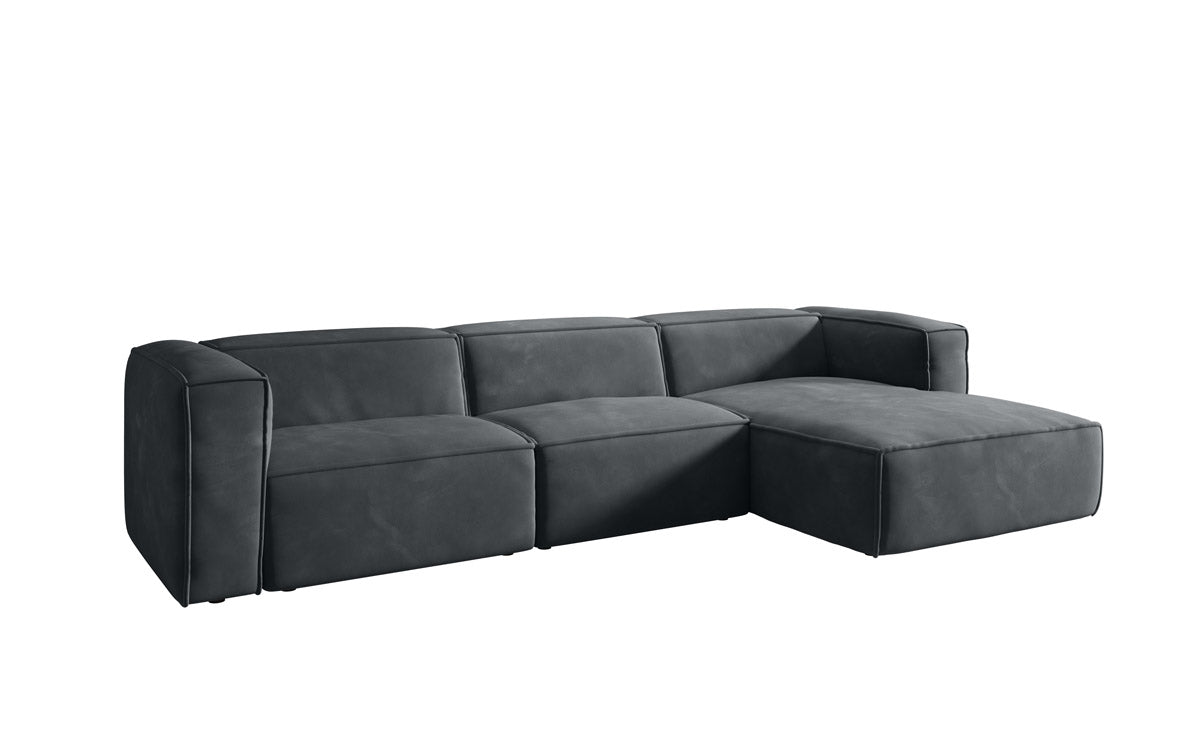 Canapé Designer Comfy L en Velours