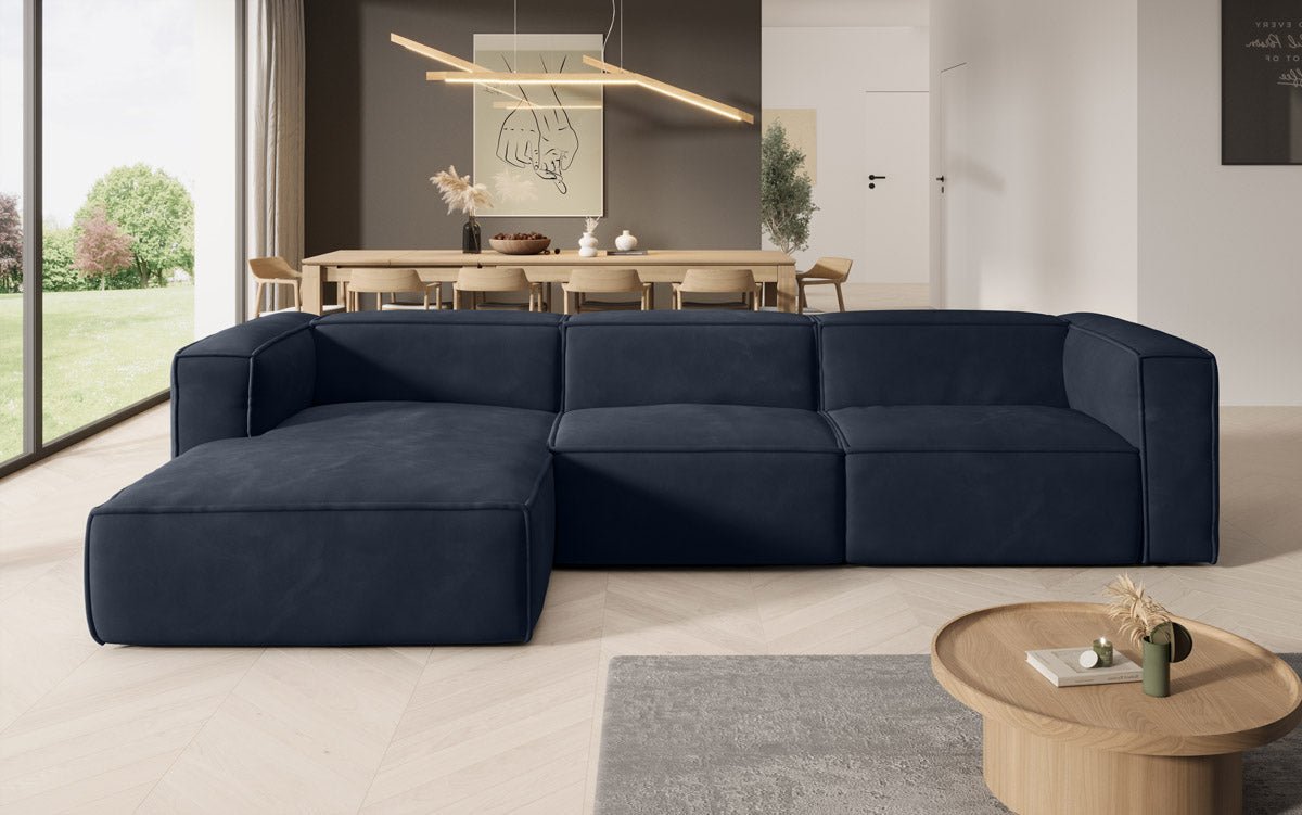 Canapé Designer Comfy L en Velours