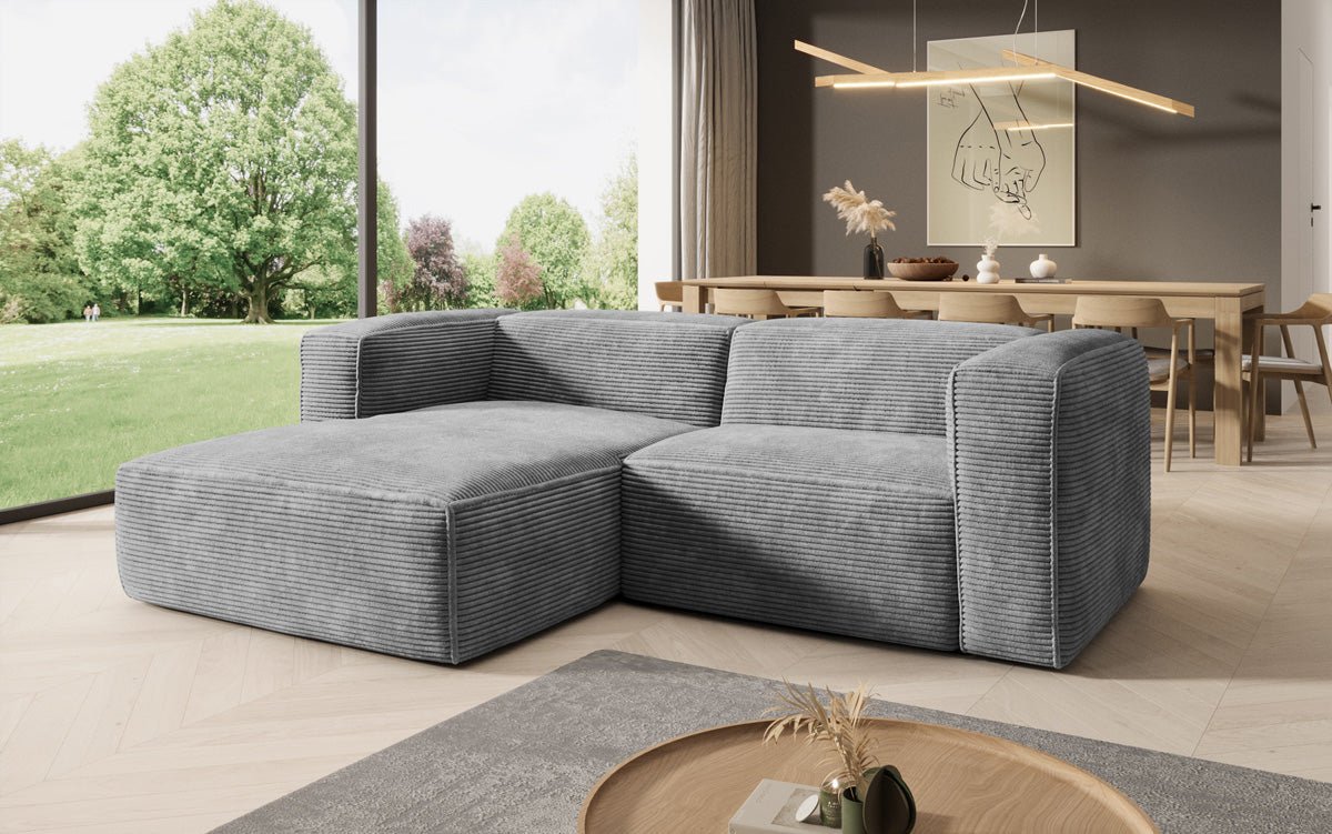 Canapé Designer Comfy L Mini en Côtelé