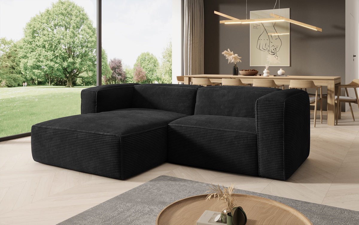 Canapé Designer Comfy L Mini en Côtelé