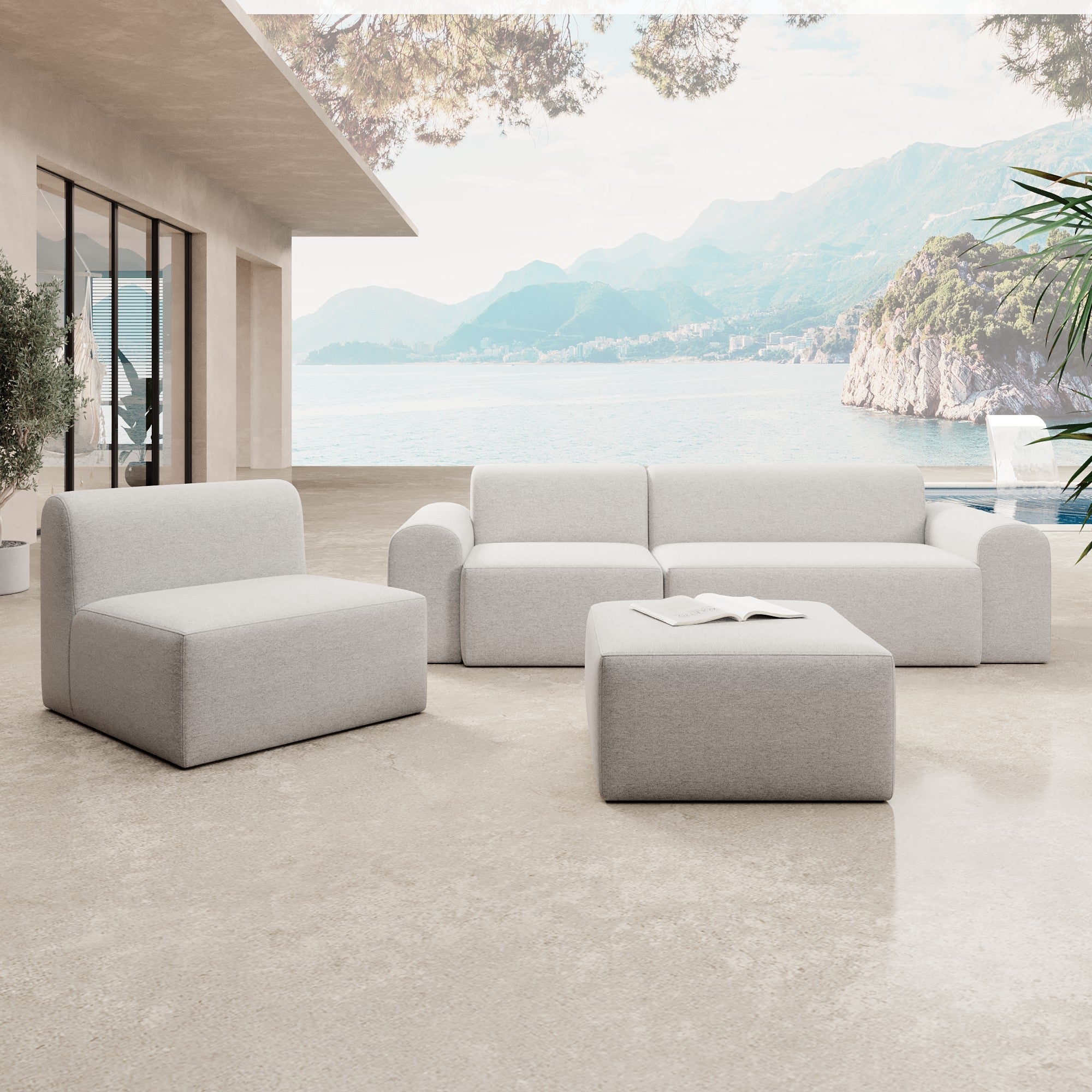 Modulair tuinsofa Relax Set Open