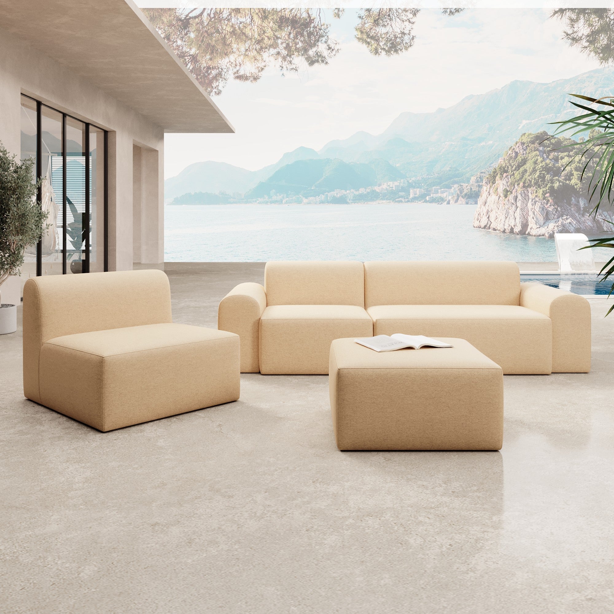 Modulair tuinsofa Relax Set Open