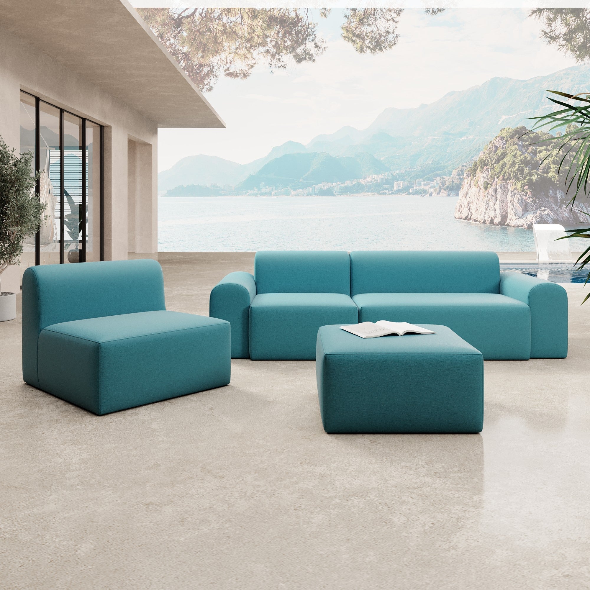 Modulair tuinsofa Relax Set Open