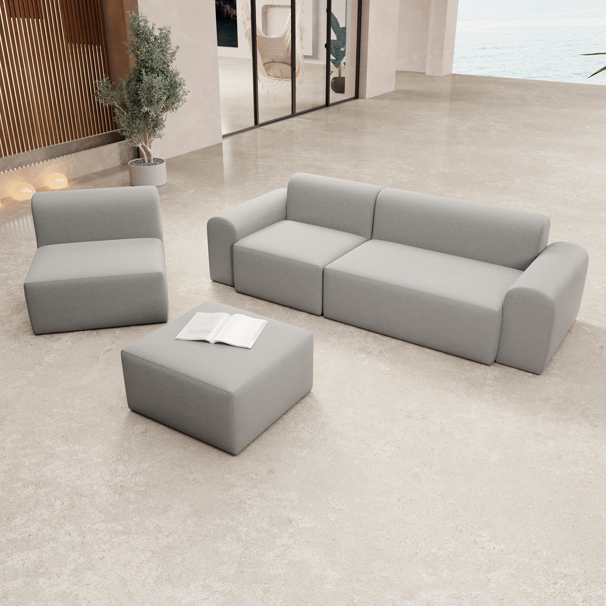 Modulair tuinsofa Relax Set Open