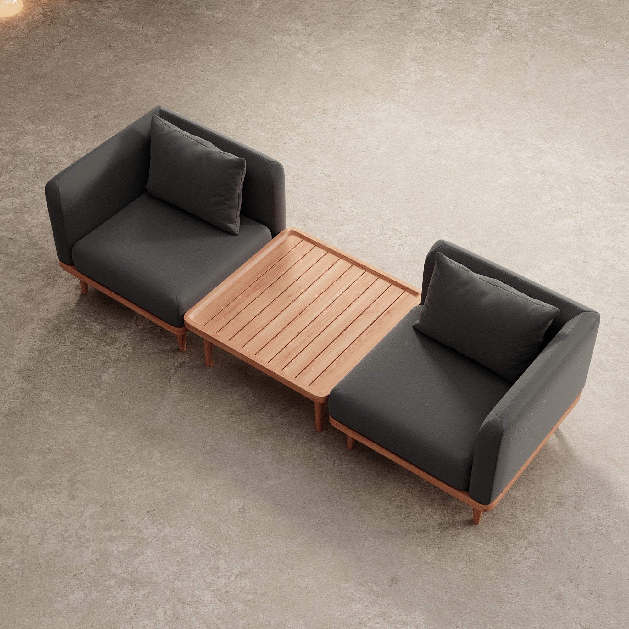 Nouri – 2 Loungemodule & Tisch | Aevora™ Kollektion
