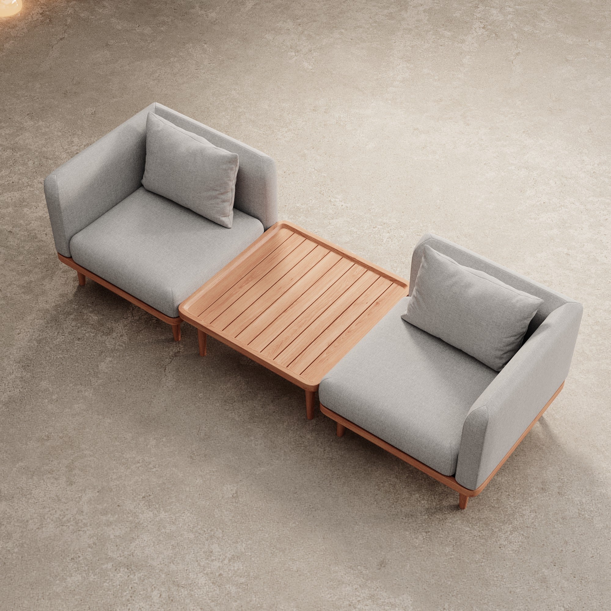 Nouri – 2 Loungemodule & Tisch | Aevora™ Kollektion
