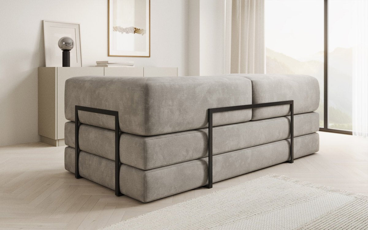 Canapé design Lazy 3 places en Velours